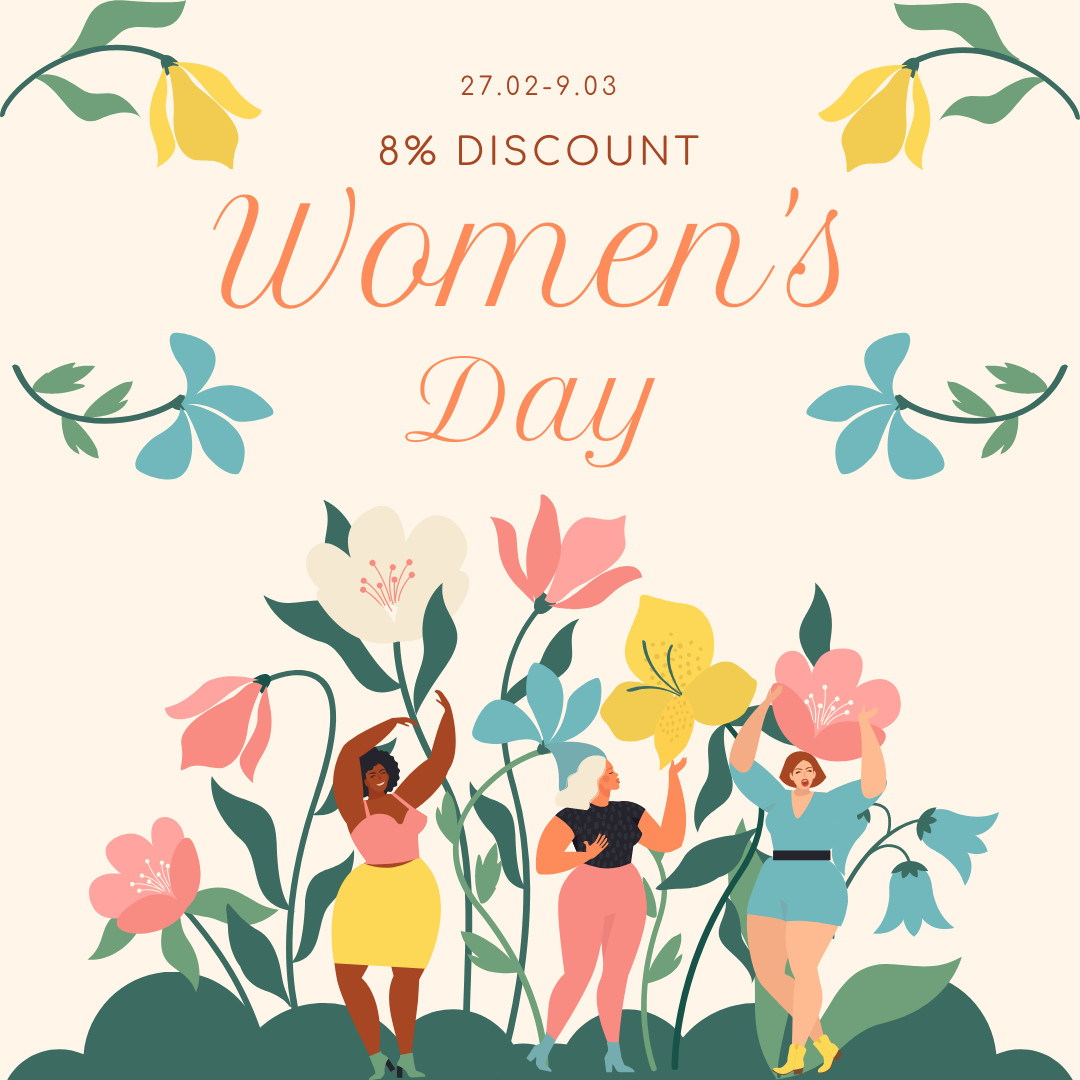 Celebrate International Women's Day with 8% off at our online jewellery store!