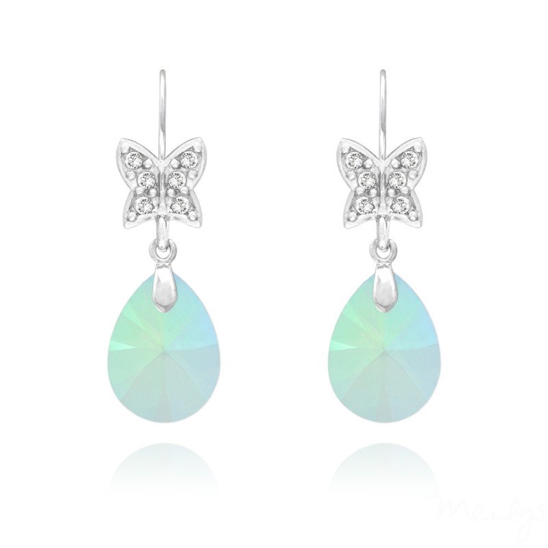 Earrings Butterfly Pear Xilion, Paradise Shine