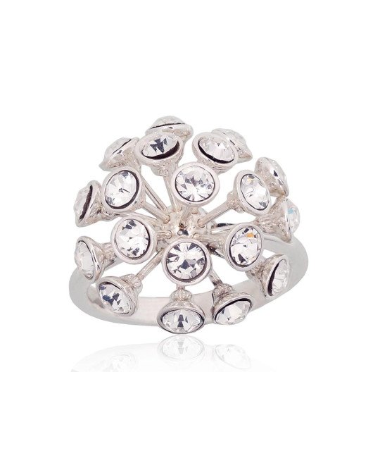 Серебряное кольцо, Серебро 925°, Кристаллы