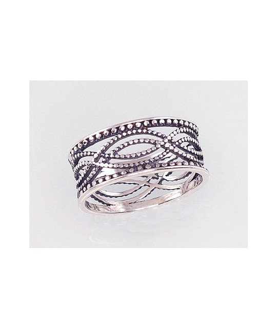 Silver ring, Silver 925°, oxide (Plating)