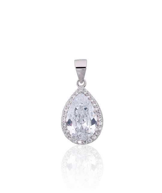 Hõberipats, Hõbe 925°, roodium (kate), Tsirkonid