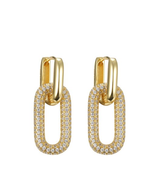 Brass earrings by Alberto Martini