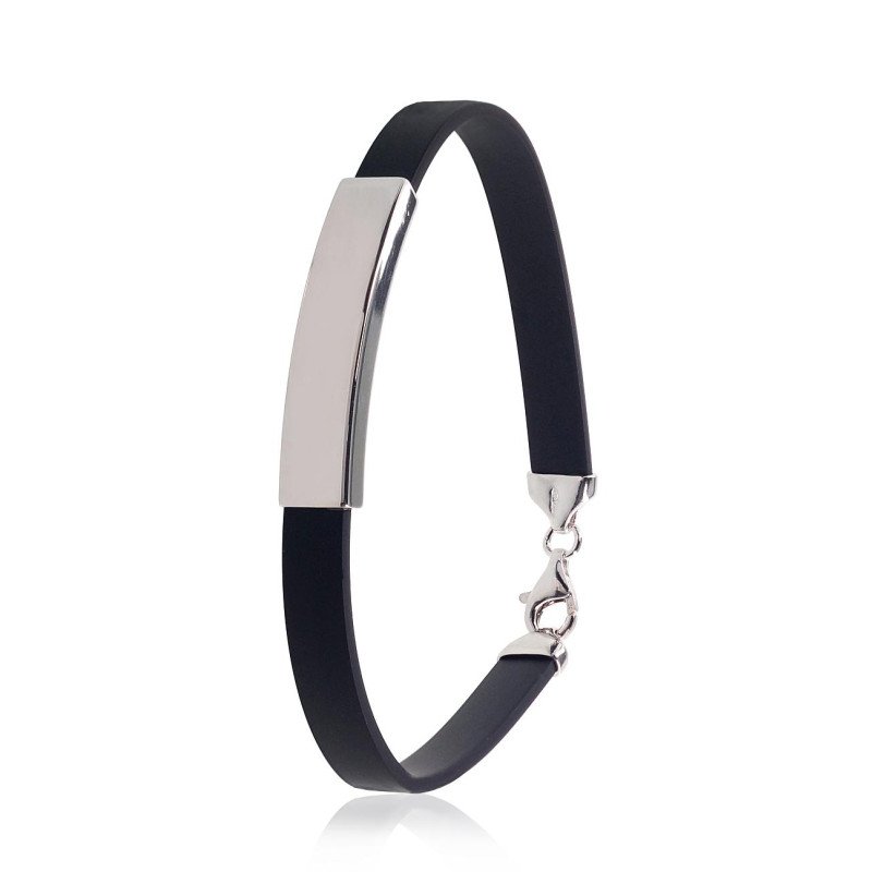 Silver bracelet, Silver 925°, Rhodium (Plating)