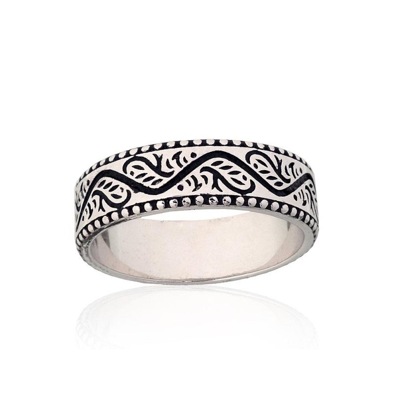 Silver ring, Silver 925°, oxide (Plating)