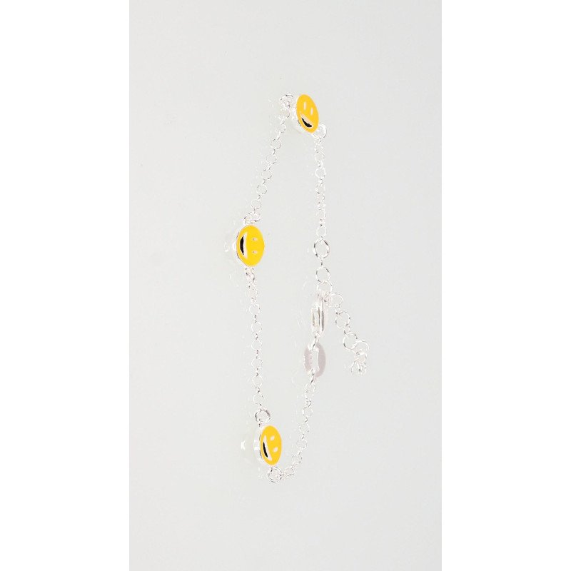 Silver bracelet, Silver 925°, Jewelery enamel