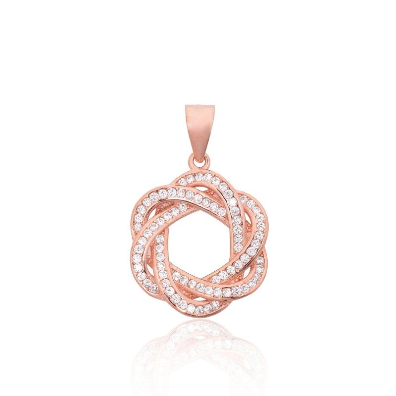 Hõberipats, Hõbe 925°, punane kuld (kate), Tsirkonid