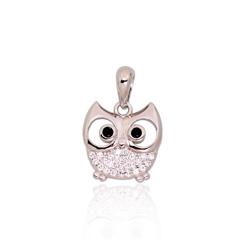 Sudraba kulons, Sudrabs 925°, rodijs (pārklājums), Cirkoni