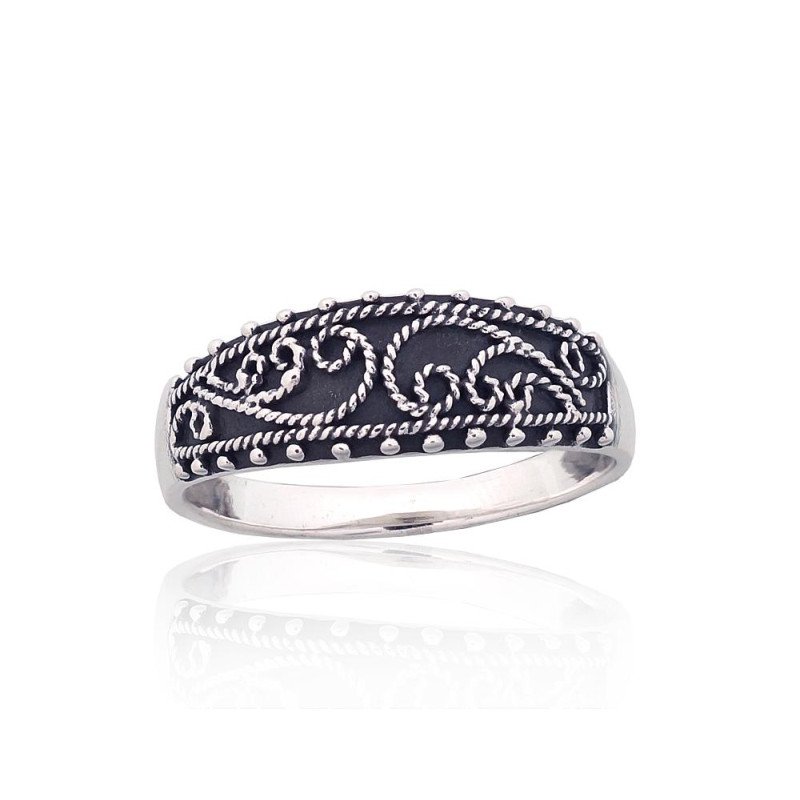 Silver ring, Silver 925°, oxide (Plating)