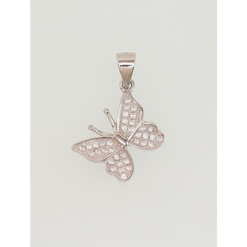 Hõberipats, Hõbe 925°, roodium (kate), Tsirkonid