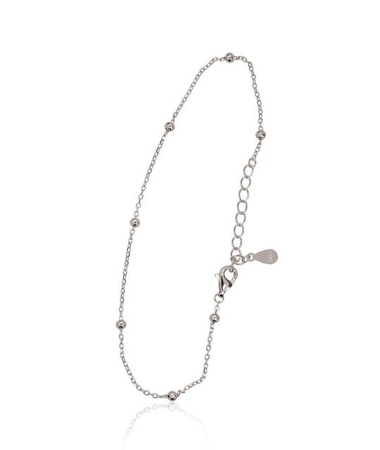 Серебряный браслет, Серебро 925°, родий (покрытие)