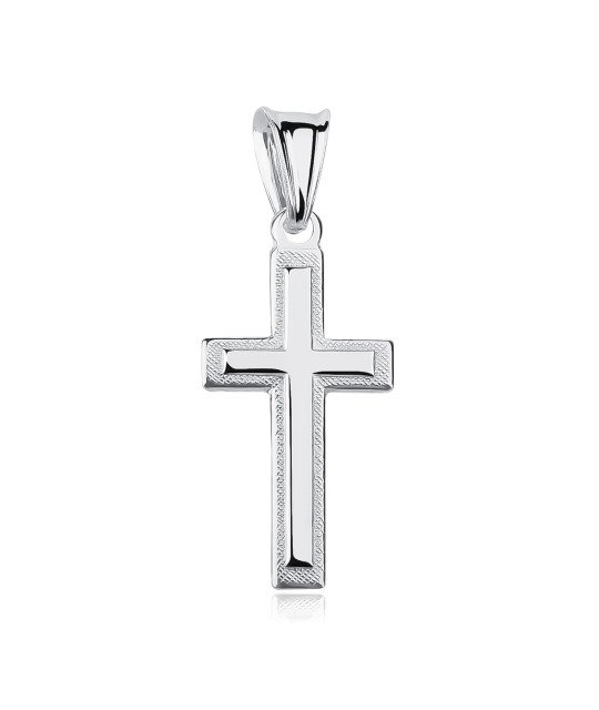 Серебряный кулон-крест