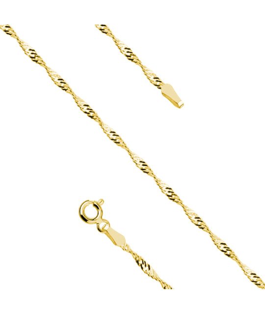 Kullattu Hopeinen Ketju Singapur