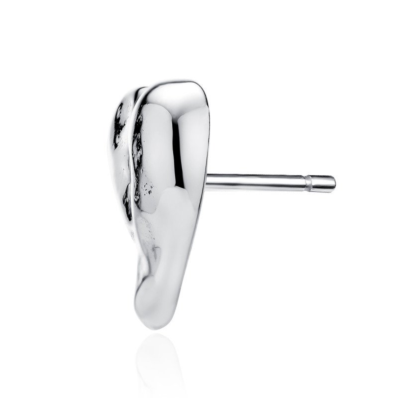 Silver Earrings Heart