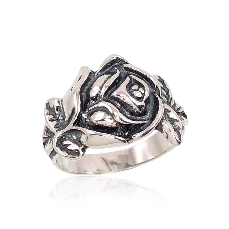 Серебряное кольцо, Серебро 925°, оксид (покрытие)