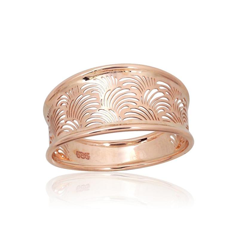 Gold ring, Red Gold 585°