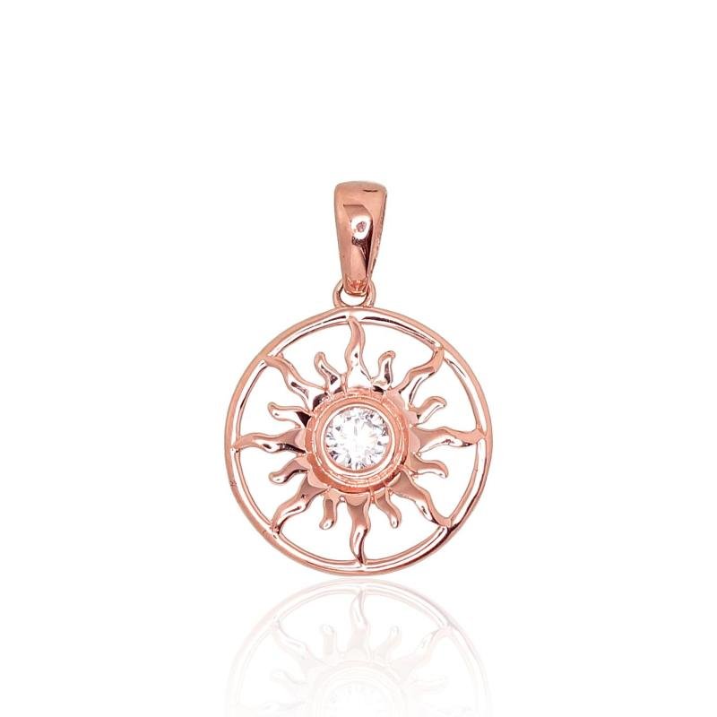 Zelta kulons, Sarkanais Zelts 585°, Cirkoni