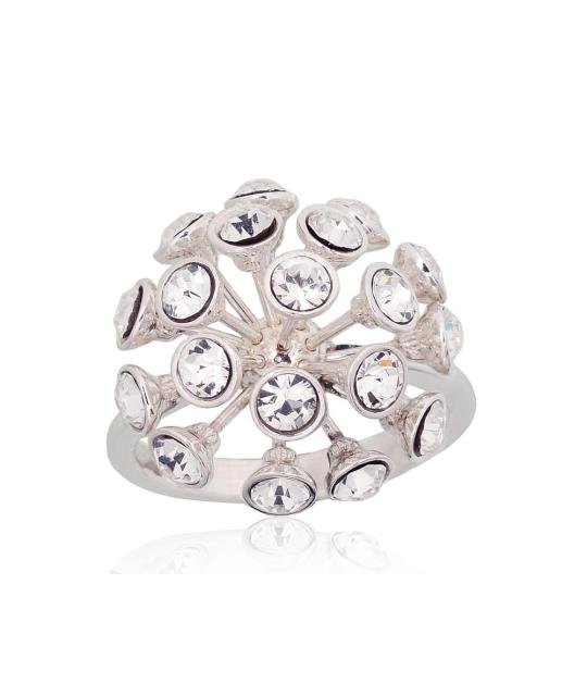 Silver ring, Silver 925°, Crystals