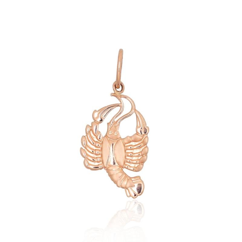 Gold pendant, Red Gold 585°