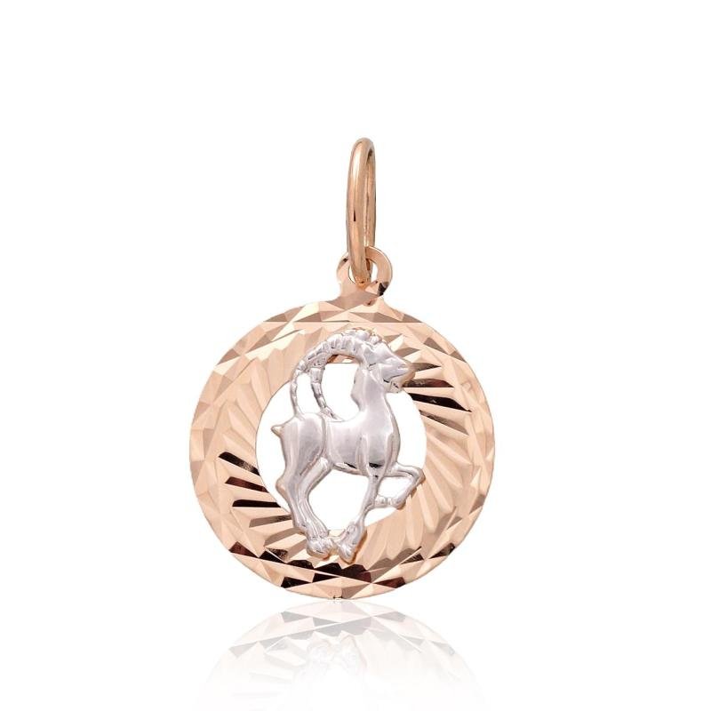 Gold pendant, White/Red Gold 585°