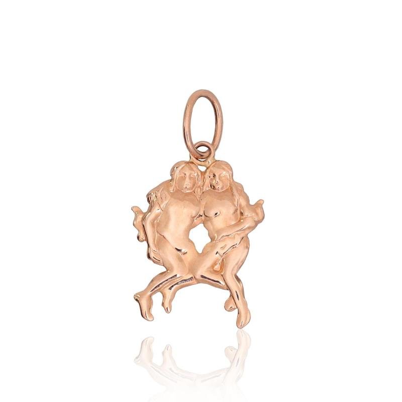 Золотой кулон, Красное Золото 585°