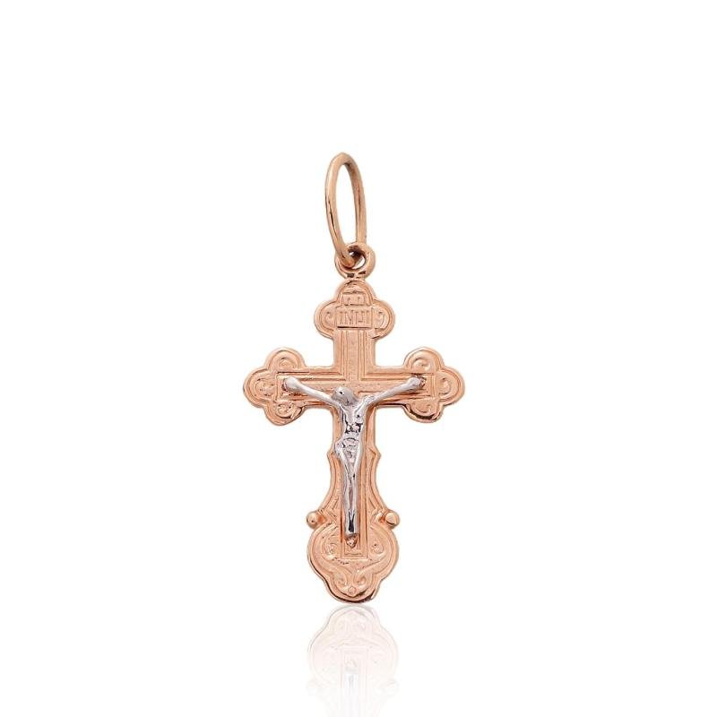 Gold pendant, Red Gold 585°, Rhodium (Plating)