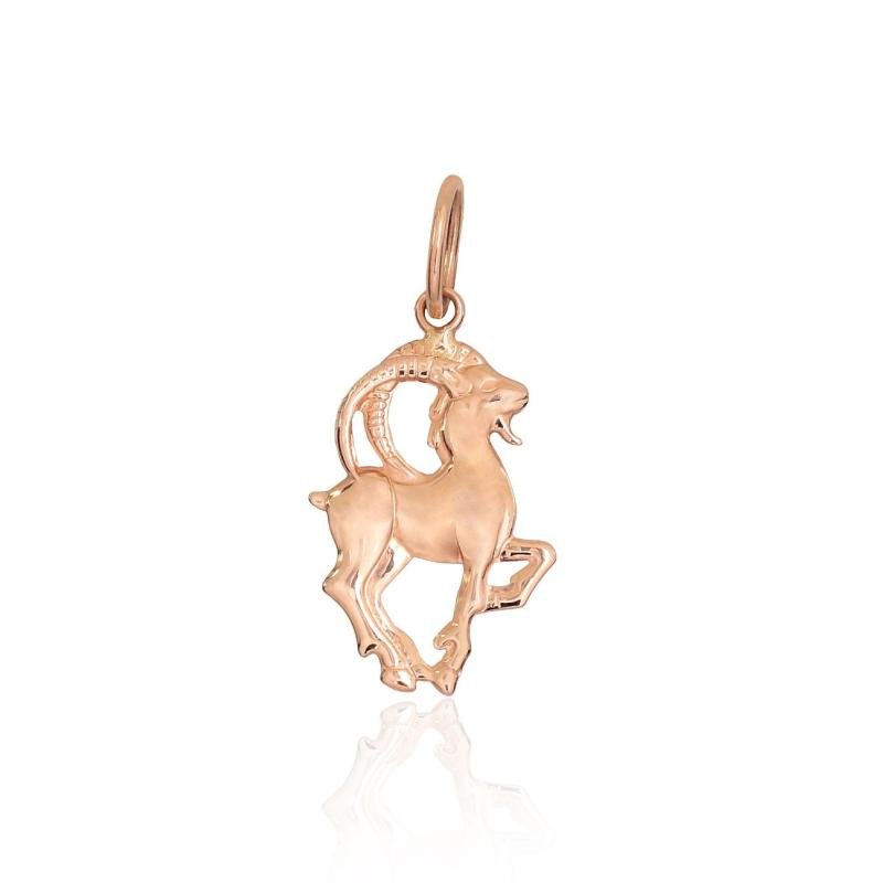 Золотой кулон, Красное Золото 585°