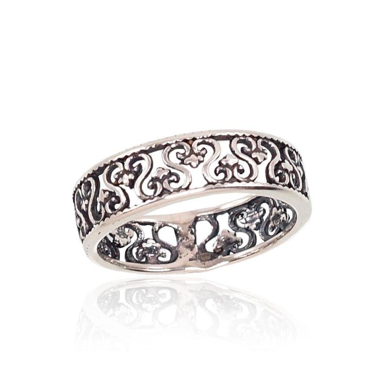 Silver ring, Silver 925°, oxide (Plating)