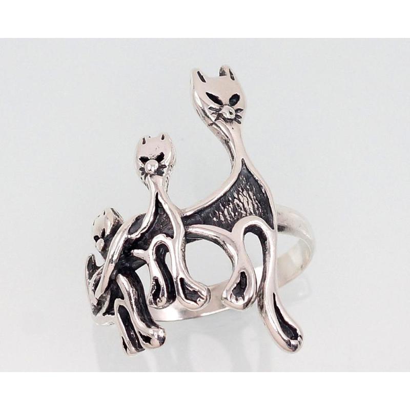 Silver ring, Silver 925°, oxide (Plating)