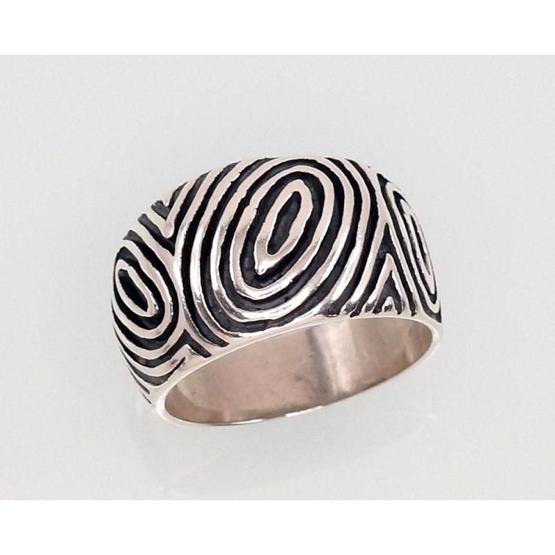 Silver ring, Silver 925°, oxide (Plating)