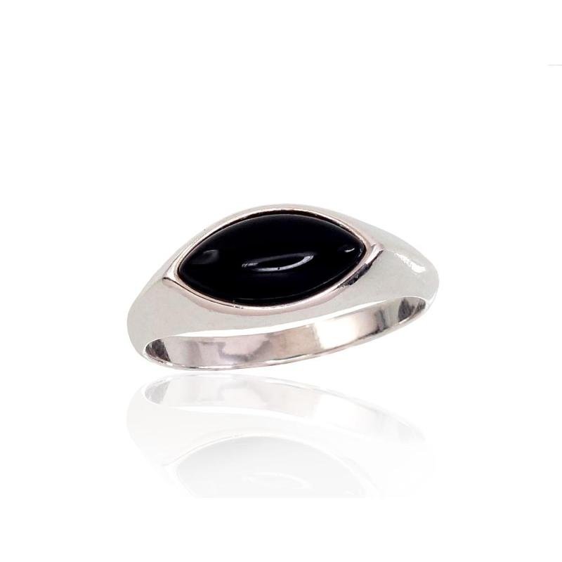 Silver ring, Silver 925°, Onix