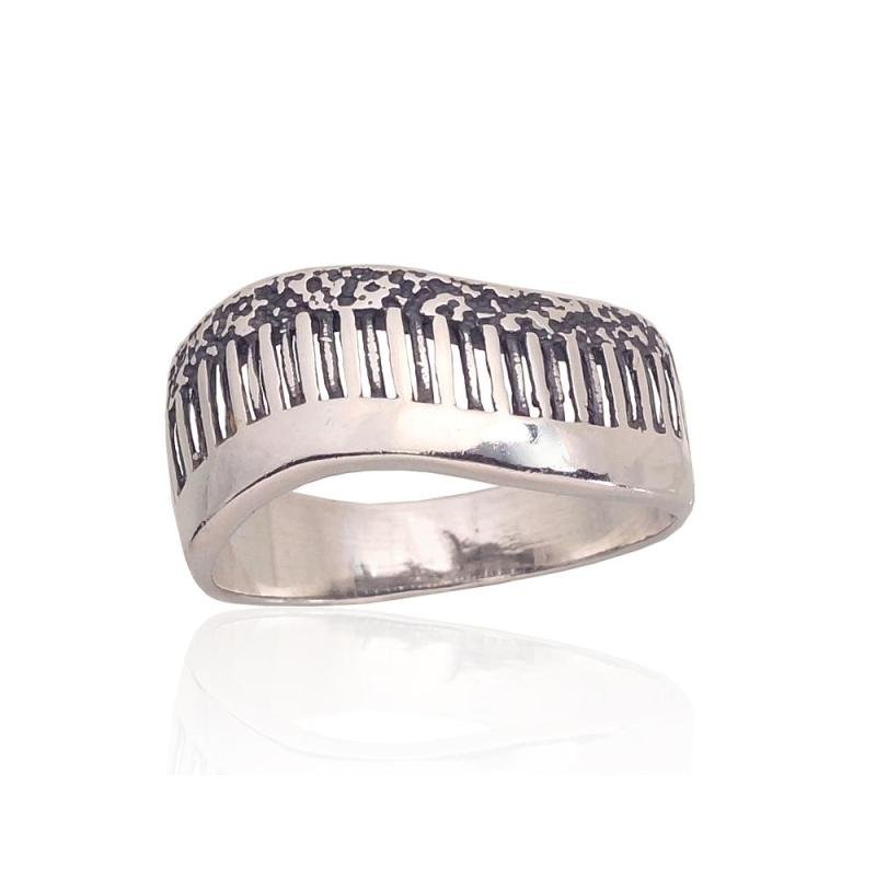 Серебряное кольцо, Серебро 925°, оксид (покрытие)