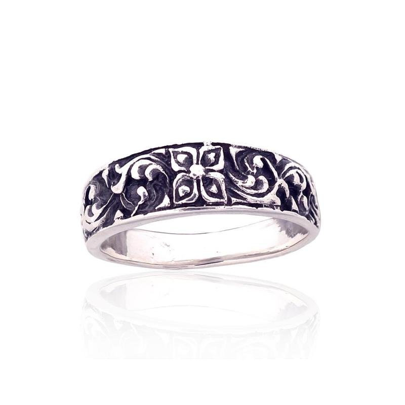Silver ring, Silver 925°, oxide (Plating)