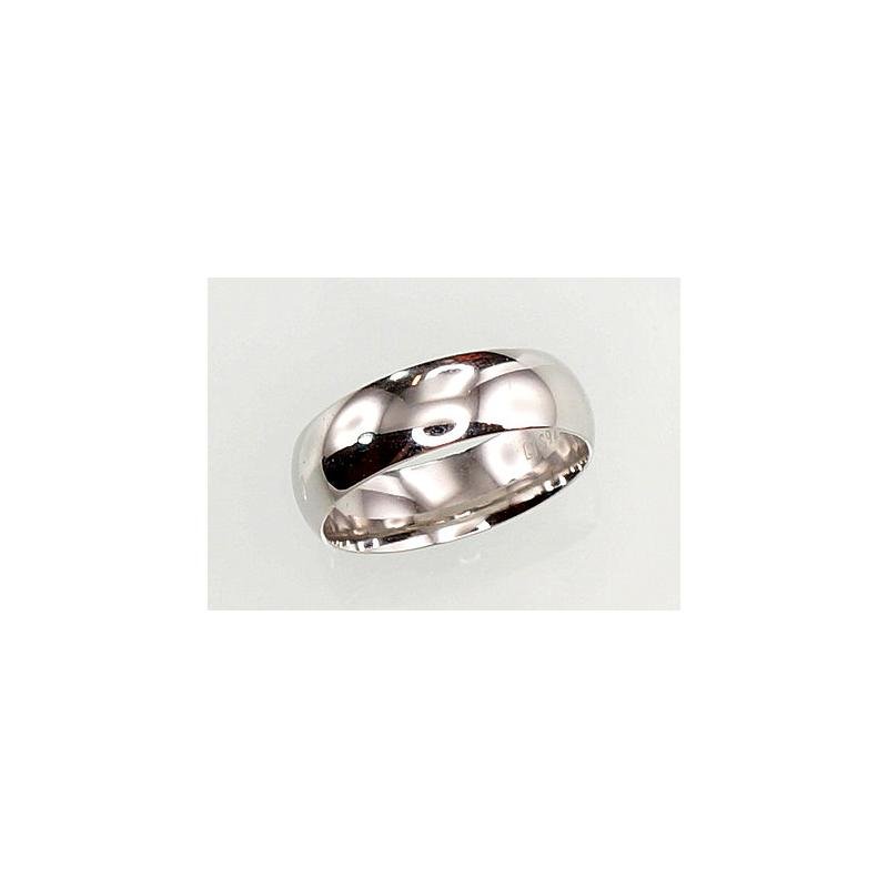 Silver wedding ring, Silver 925°, Rhodium (Plating)