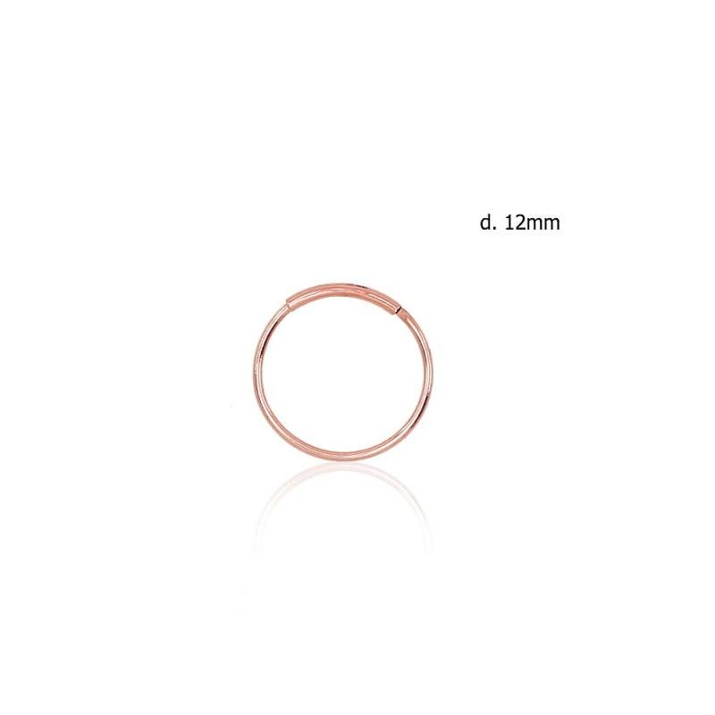 Gold piercing for nose, Red Gold 585°
