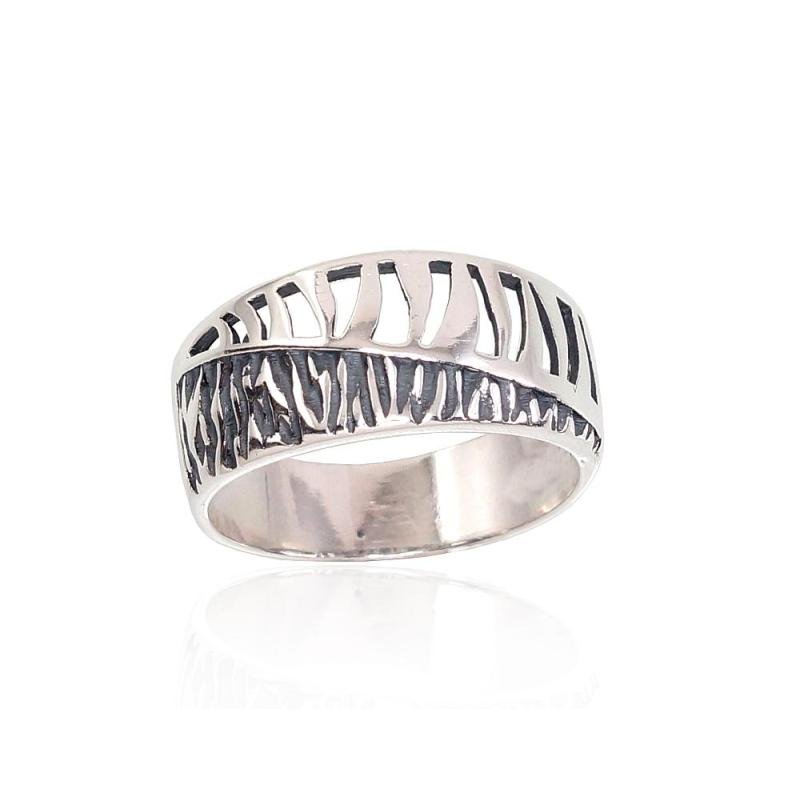 Серебряное кольцо, Серебро 925°, оксид (покрытие)