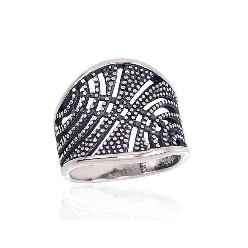 Silver ring, Silver 925°, oxide (Plating)
