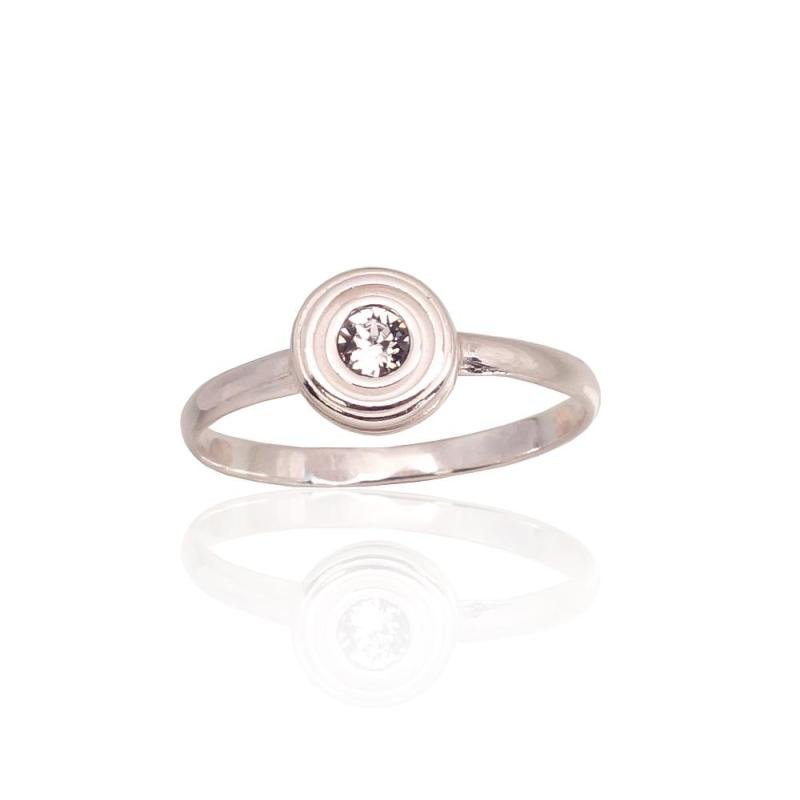 Silver ring, Silver 925°, Crystals