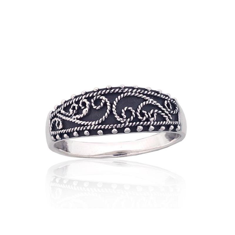 Silver ring, Silver 925°, oxide (Plating)