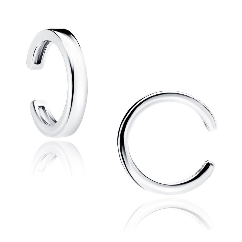 Silver ear-cuff