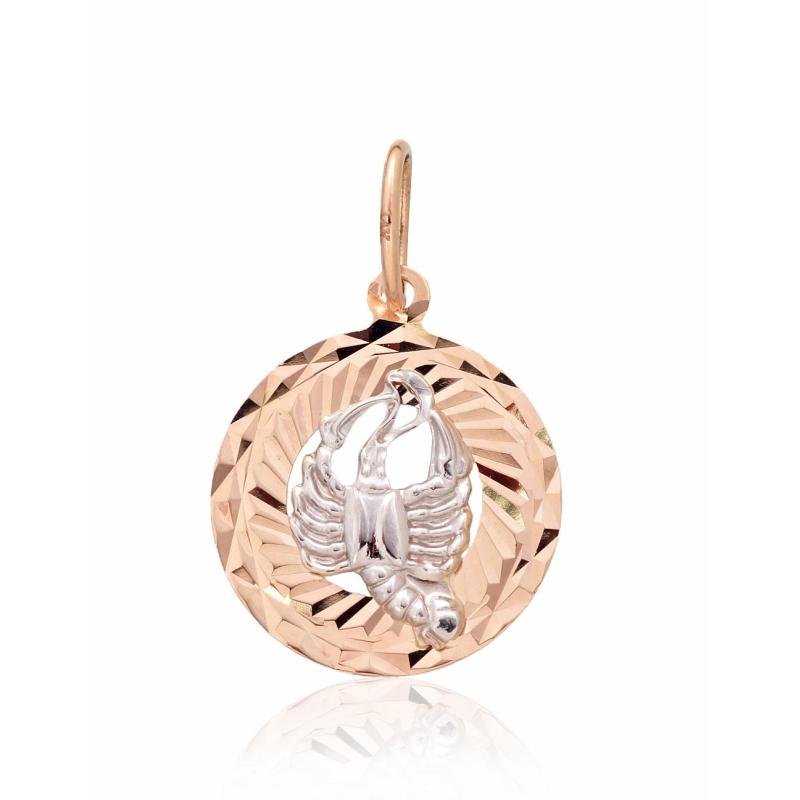 Gold pendant, White/Red Gold 585°