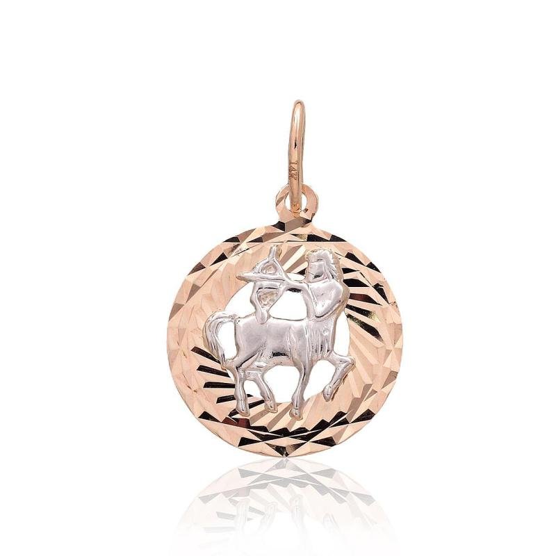 Gold pendant, White/Red Gold 585°