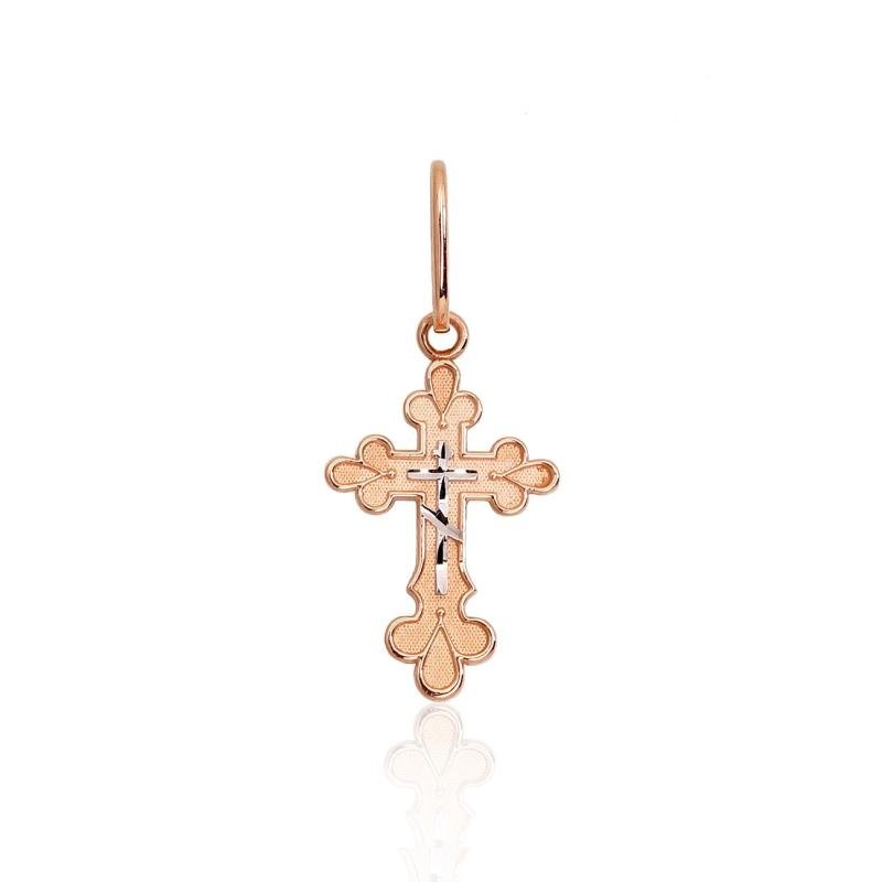 Gold pendant, Red Gold 585°, Rhodium (Plating)
