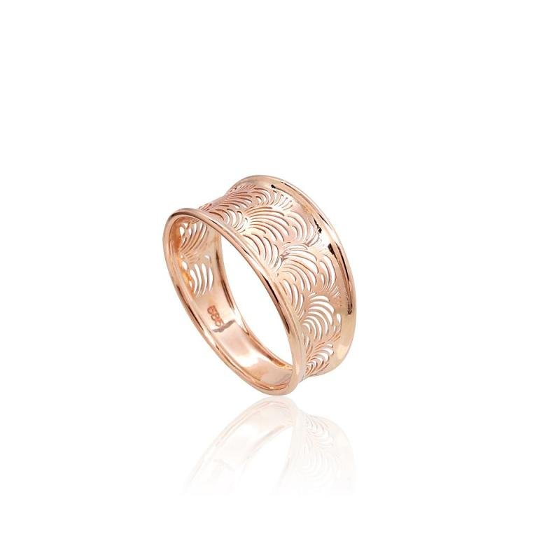 Gold ring, Red Gold 585°