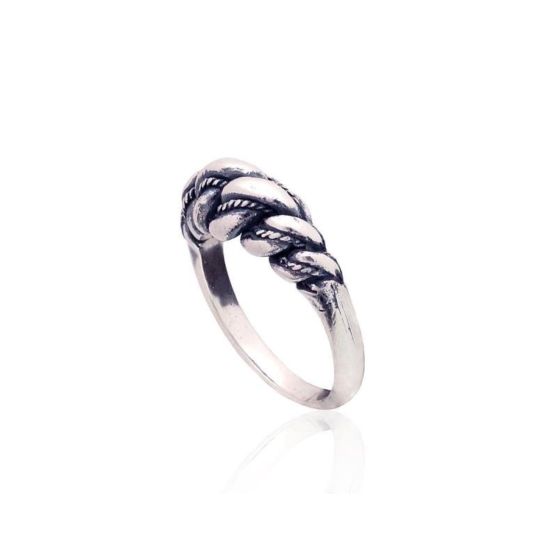 Серебряное кольцо, Серебро 925°, оксид (покрытие)