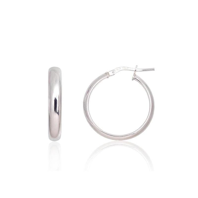 Silver earrings-rings, Silver 925°