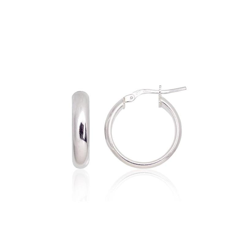 Silver earrings-rings, Silver 925°