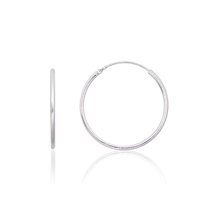 Silver earrings-rings, Silver 925°