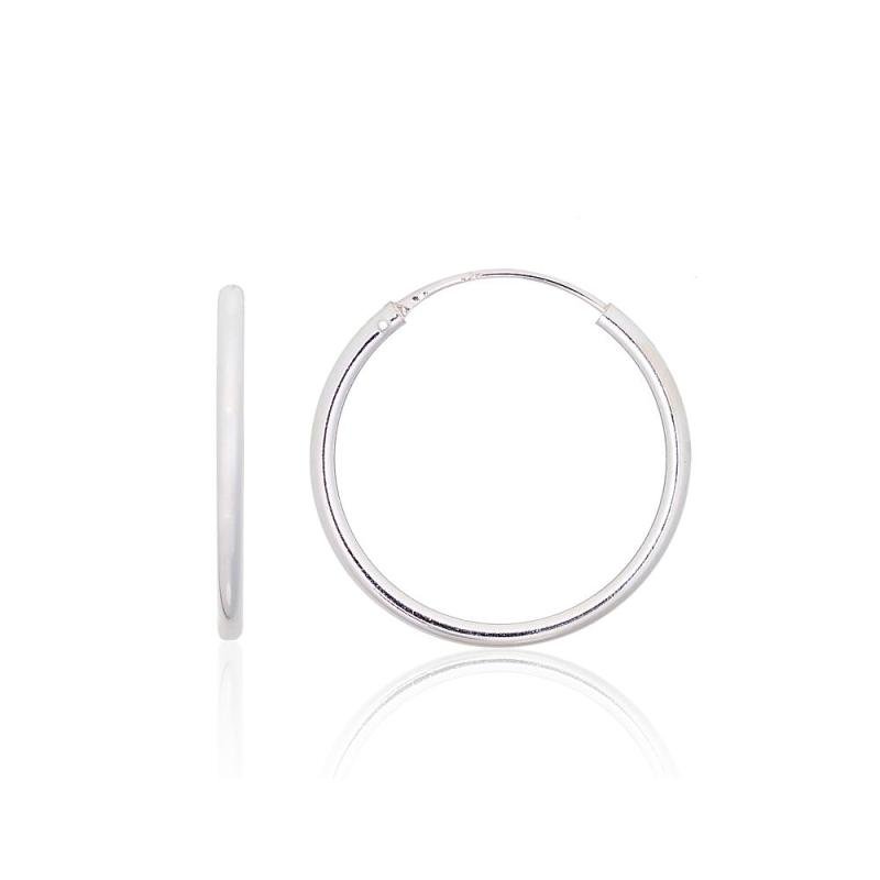 Silver earrings-rings, Silver 925°