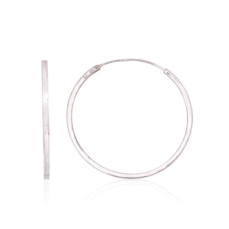 Silver earrings-rings, Silver 925°