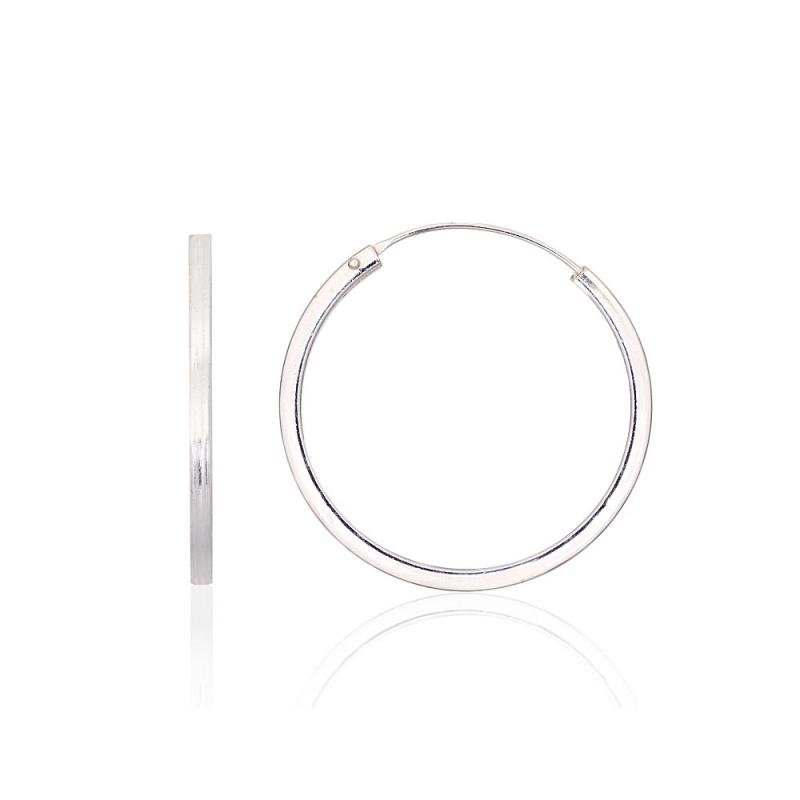 Silver earrings-rings, Silver 925°